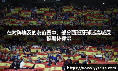 在对阵埃及的友谊赛中，部分西班牙球迷高喊反穆斯林标语